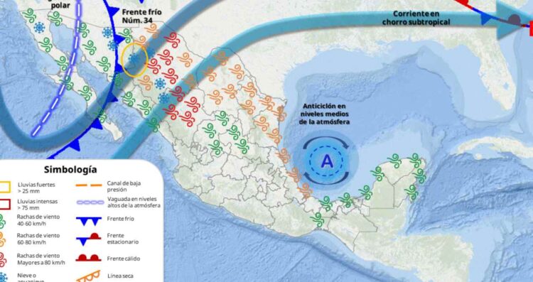 Frío 34 en México