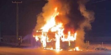 incendio Ruta 155 Santa Catarina