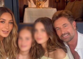 Gabriel Soto y Geraldine Bazán reaparecen juntos para celebrar a sus hijas