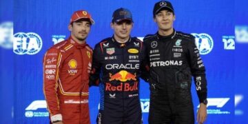 George Russell Max Verstappen
