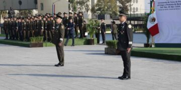 Guillermo Briseño Lobera toma protesta como comandante de la Guardia Nacional