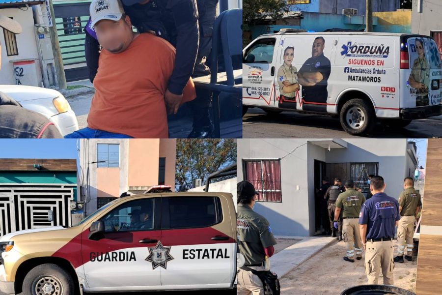 Hombre agrade a su pareja y provoca movilización en Matamoros, Tamaulipas