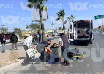 Hombre resulta gravemente lesionado al ser atropellado en Reynosa, Tamaulipas