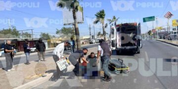 Hombre resulta gravemente lesionado al ser atropellado en Reynosa, Tamaulipas