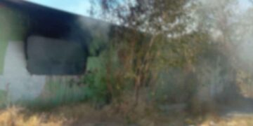 Incendio bomberos en Nuevo Laredo