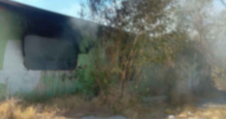 Incendio bomberos en Nuevo Laredo