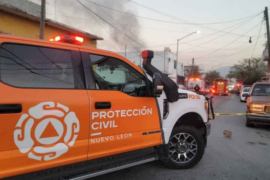 Incendio en vivienda deja una persona sin vida en Monterrey, Nuevo León