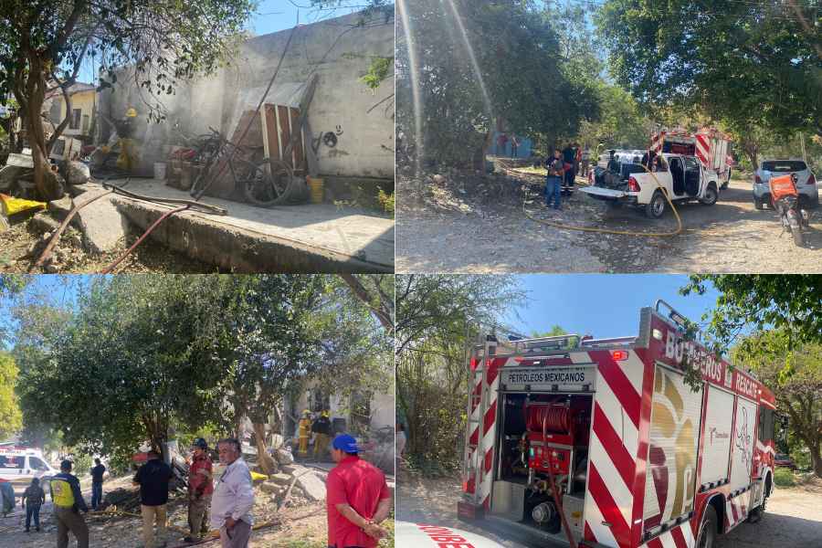 Incendio vivienda en la Colonia Estudiantil (1)
