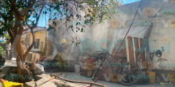 Incendio vivienda en la Colonia Estudiantil