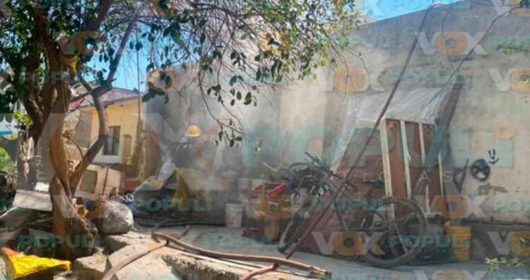 Incendio vivienda en la Colonia Estudiantil