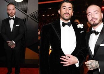 J Balvin confirma en los Grammy 2026 que estará en el Super Bowl para apoyar a Bad Bunny