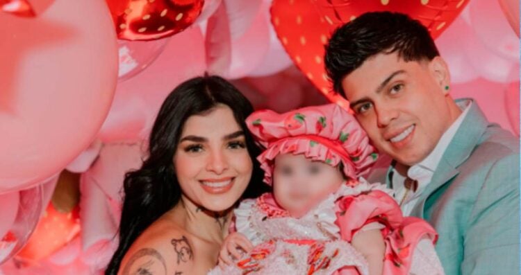 Karely Ruiz y Jhon Echeverry celebran el primer cumpleaños de Madisson