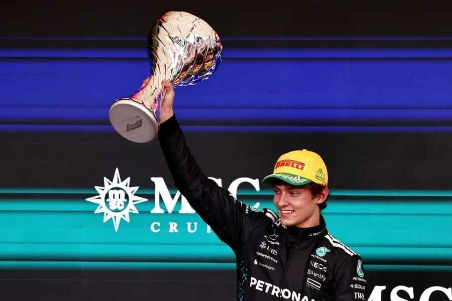 Kimi Antonelli, piloto de la escuderia Mercedes, protagoniza accidente en auto de lujo