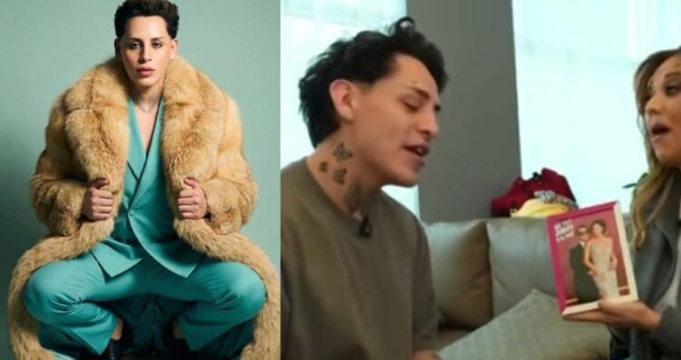 Kunno lleva foto de Ángela Aguilar y Christian Nodal a LCDLFM Telemundo