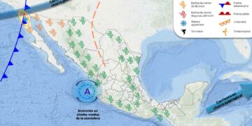 Lluvias y viento México