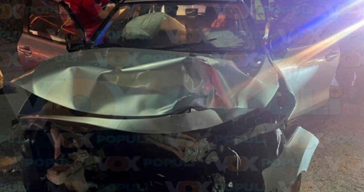 mujer hija accidente Corredor Urbano Altamira