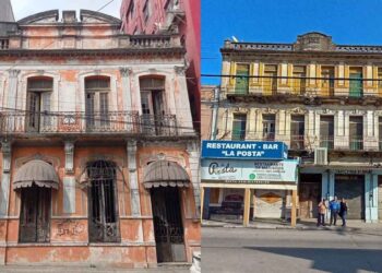 Marquesinas en mal estado ponen en semáforo amarillo a cinco edificios de Tampico, Tamaulipas