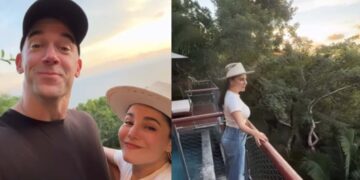 Martha Higareda y Lewis Howes celebran su aniversario con un viaje