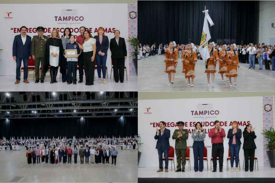 Mónica Villarreal fortalece la identidad cívica en planteles educativos de Tampico, Tamaulipas