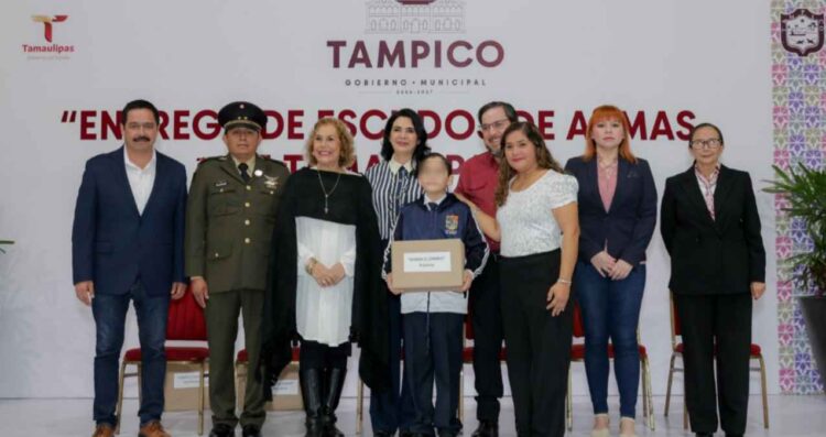 Mónica Villarreal fortalece la identidad cívica en planteles educativos de Tampico, Tamaulipas