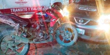 Motociclista herido en Madero