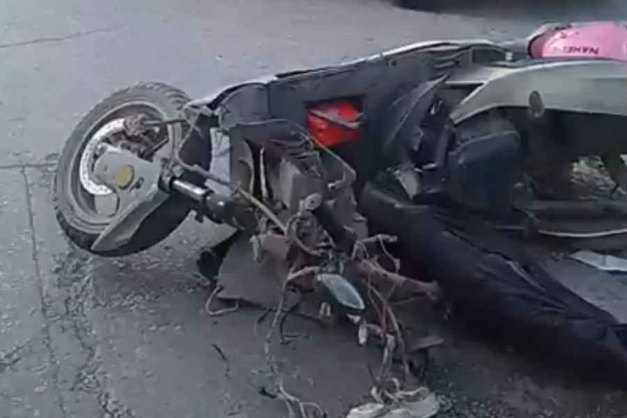 motocicleta camioneta accidente El Mante