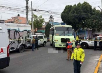 Muere mujer al ser atropellada por camión del transporte público en la Ciudad de México