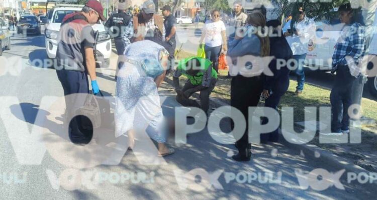 Mujer es atropellada por una camioneta en fraccionamiento Villas de Altamira, Tamaulipas