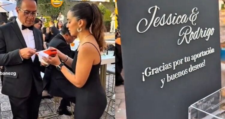 Novios ofrecen terminal bancaria para recibir regalos en su boda y desatan debate en redes