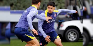 Obed Vargas Atlético debut