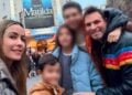 Odalys Ramírez y Pato Borghetti disfrutan luna de miel en familia