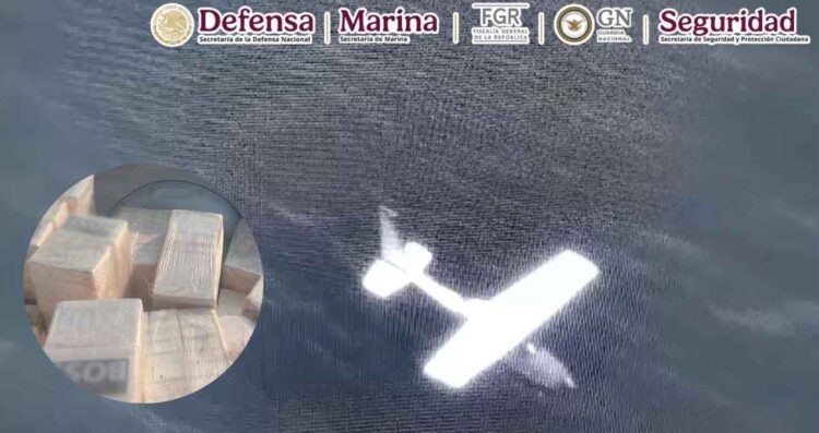 Omar Harfuch informa el aseguramiento de 534 paquetes de cocaína en aeronave clandestina en Oaxaca
