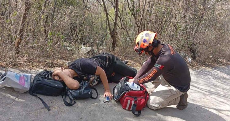 Operativo de rescate en Guadalupe