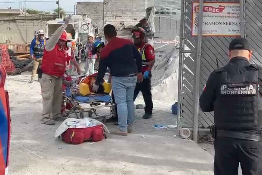 Pelea entre albañiles deja un herido en una construcción del Centro de Monterrey, NL