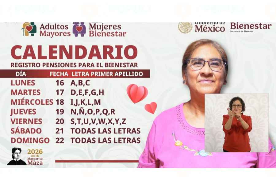 Pensión Mujeres Bienestar 2026 abre inscripción en febrero; así quedó el calendario oficial