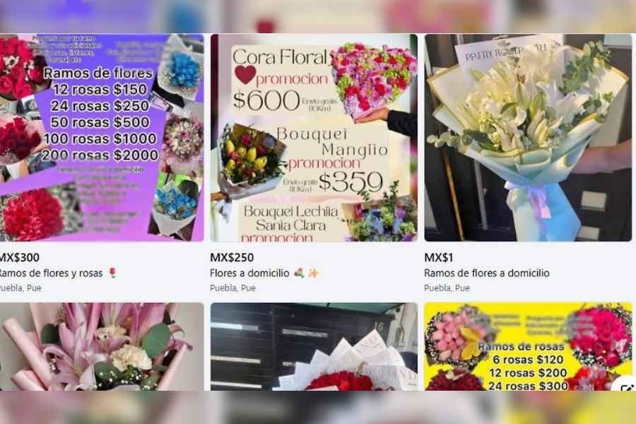 Precio de un ramo de rosas para este 14