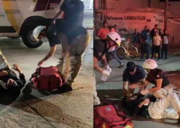 motociclista omisión de alto El Mante