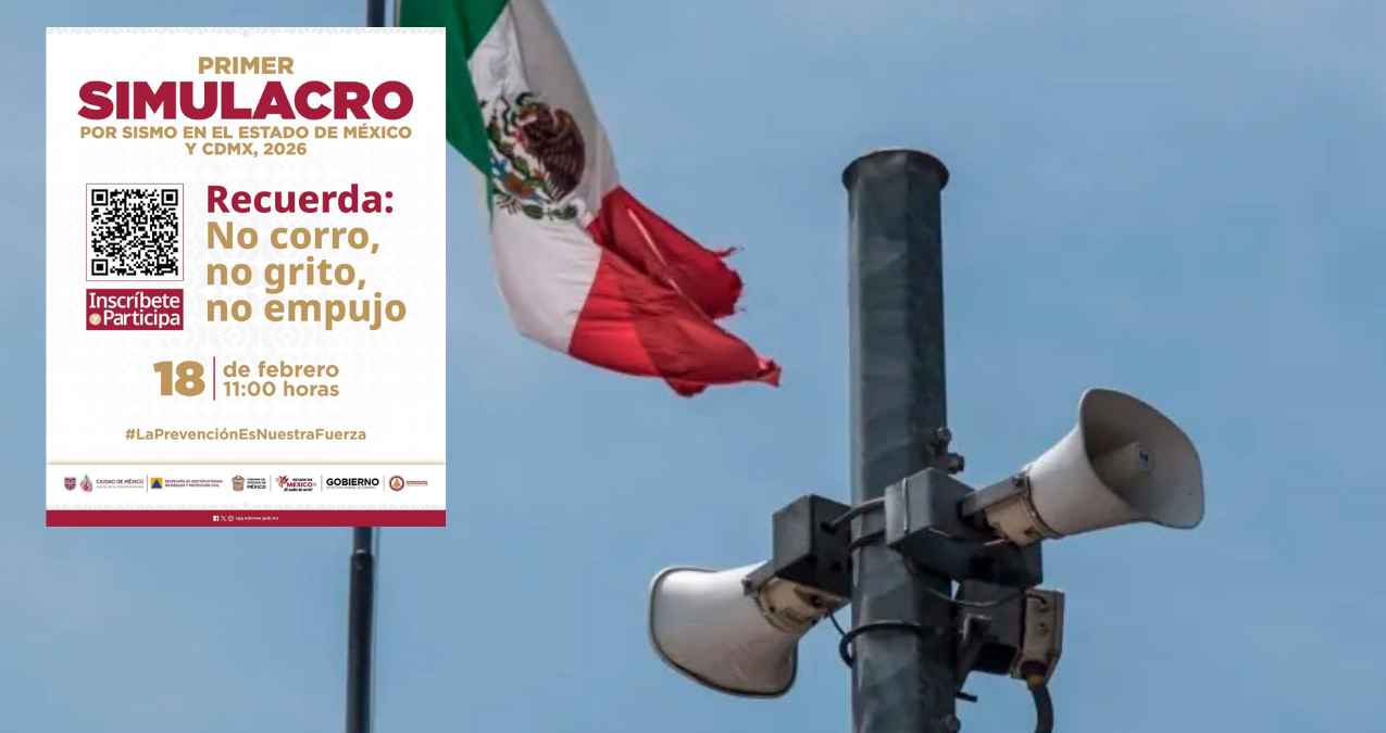 Este 18 de febrero será el Primer simulacro 2026: ¿Dónde?