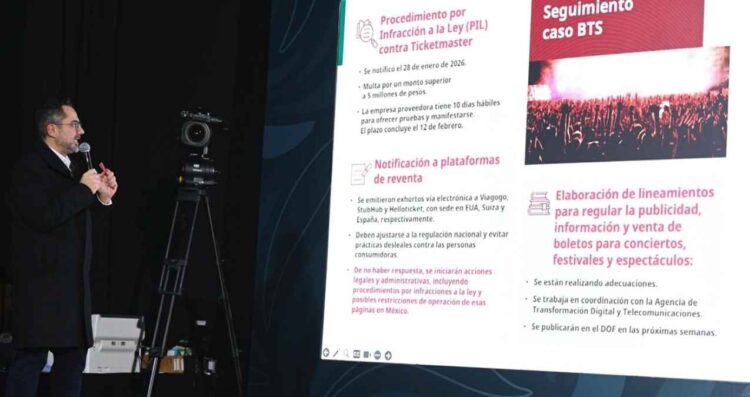 Profeco alista multa superior a 5 millones contra Ticketmaster por conciertos de BTS