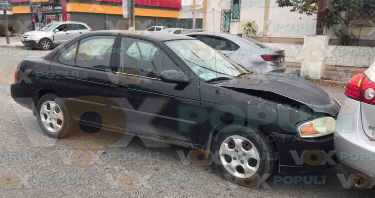Se pasa el alto y provoca choque dejando una lesionada en Ciudad Victoria, Tamaulipas