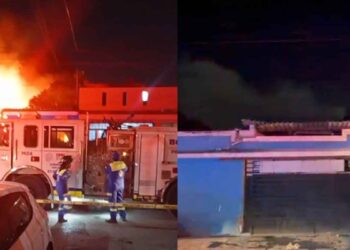 Se registra incendio en vivienda en sector Industrias del Vidrio de San Nicolás, Nuevo León