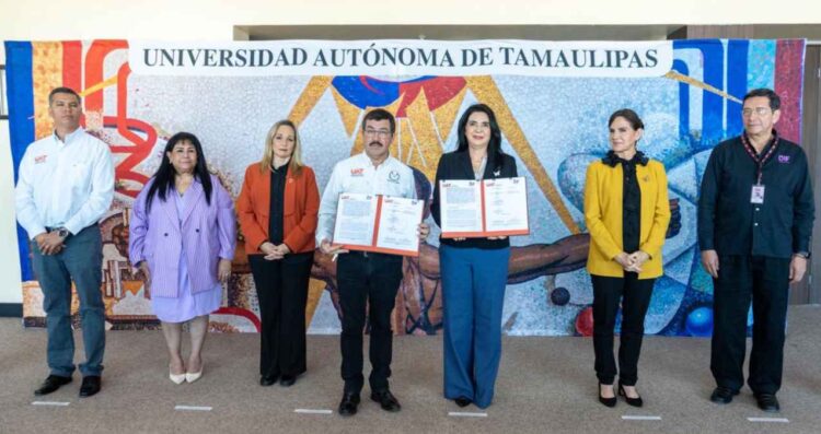Suscribe Mónica Villarreal histórico acuerdo con la UAT para la creación de especialidad en psicología forense