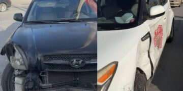 Taxi deja a conductora hospitalizada en Matamoros, Tamaulipas