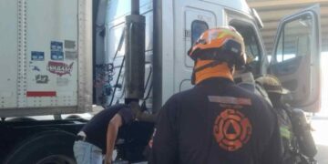 Transporte incendió Apodaca
