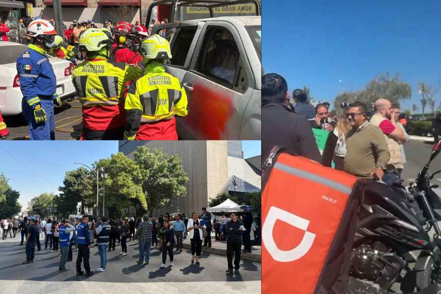 IMÁGENES: Así se vivió el Primer Simulacro 2026 en la CDMX