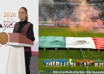 VIDEO: Claudia Sheinbaum agradece homenaje a las Fuerzas Armadas en partido México vs Islandia