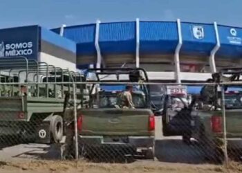 (VIDEO) Resguardan Ejército y Guardia Nacional Estadio Corregidora previo al partido de México vs. Islandia
