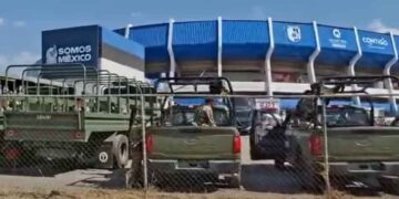 (VIDEO) Resguardan Ejército y Guardia Nacional Estadio Corregidora previo al partido de México vs. Islandia