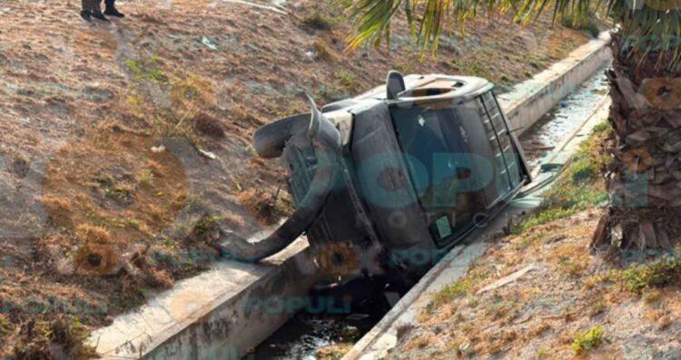 _accidente en el Libramiento a Monterrey