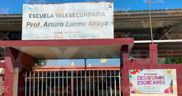 ataque en telesecundaria de Güémez